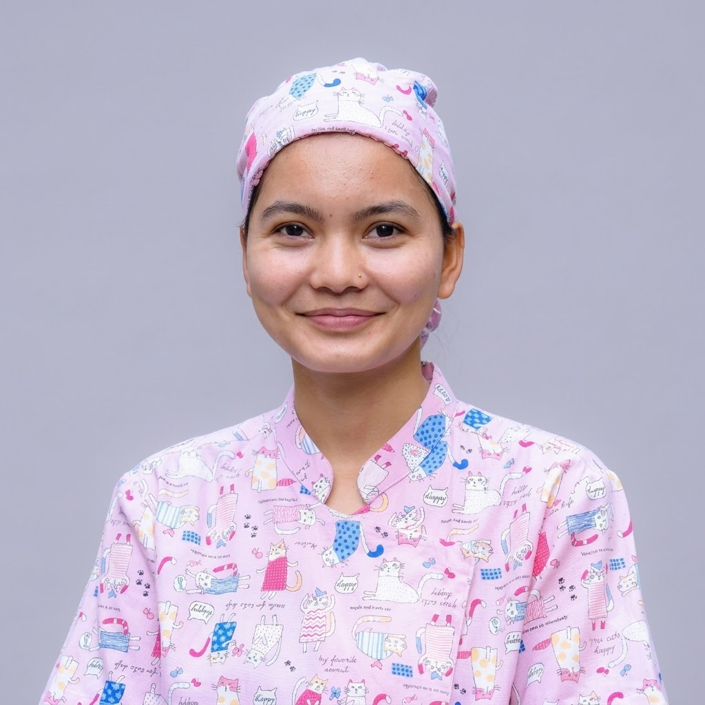 image of chandani malla receptionist of the shine dental clinic